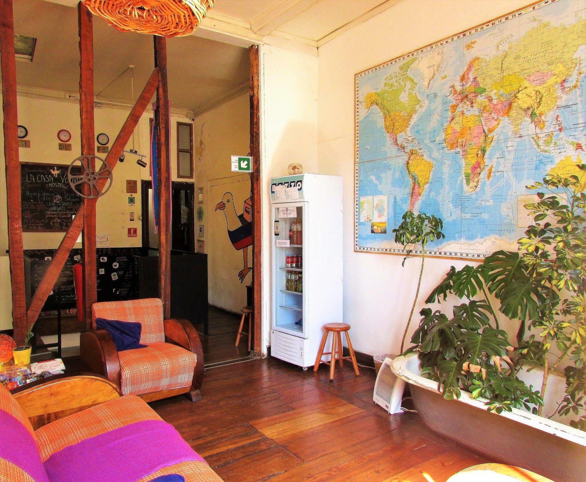 Casa Volante Hostal ヴァルパライソ エクステリア 写真