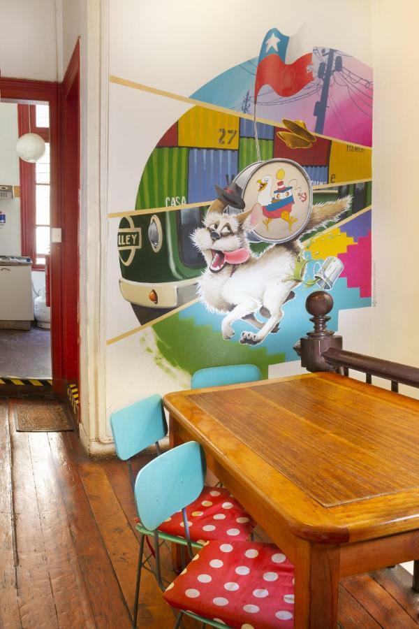 Casa Volante Hostal ヴァルパライソ エクステリア 写真